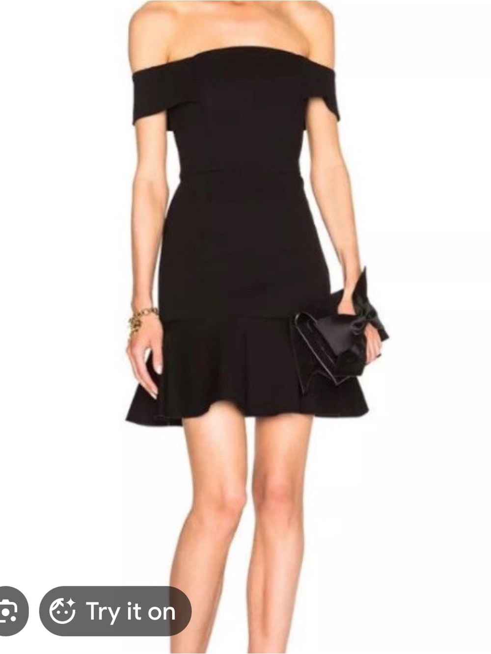 NICHOLAS NWT Ponti Off Shoulder Mini Dress Size 8